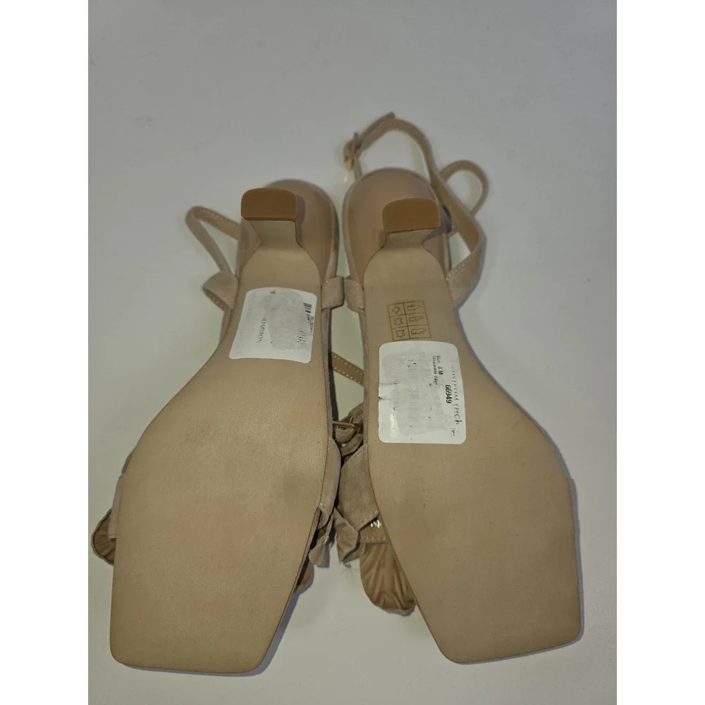 New Womens Jeffrey Campbell Honolulu Essence Suade Kitten Heels Size 8